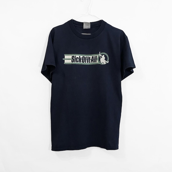 Novel Core SOBER ROCK Tシャツ XL Vintage 90s Sick of It All Worldwide Hardcore T-shirt