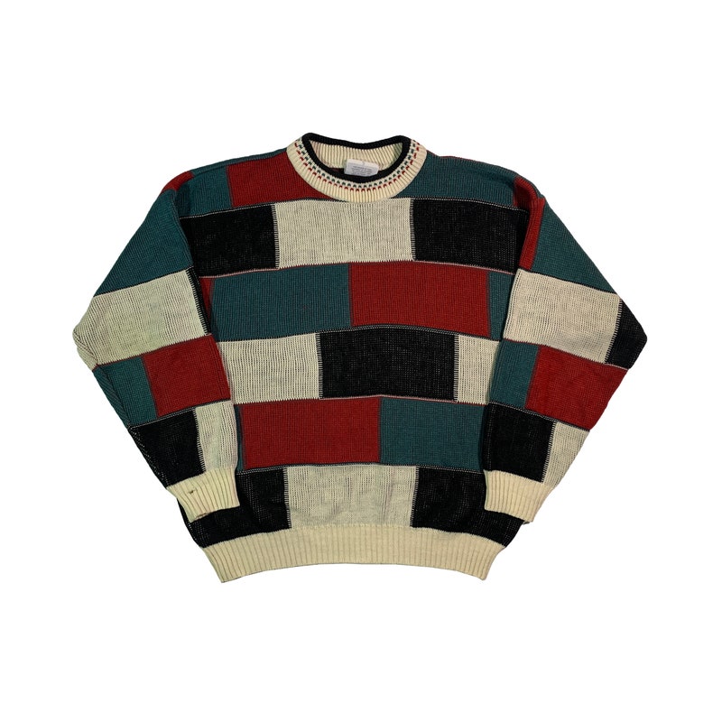 Colorblock Sweater Ballet Pink Stripe main image 0