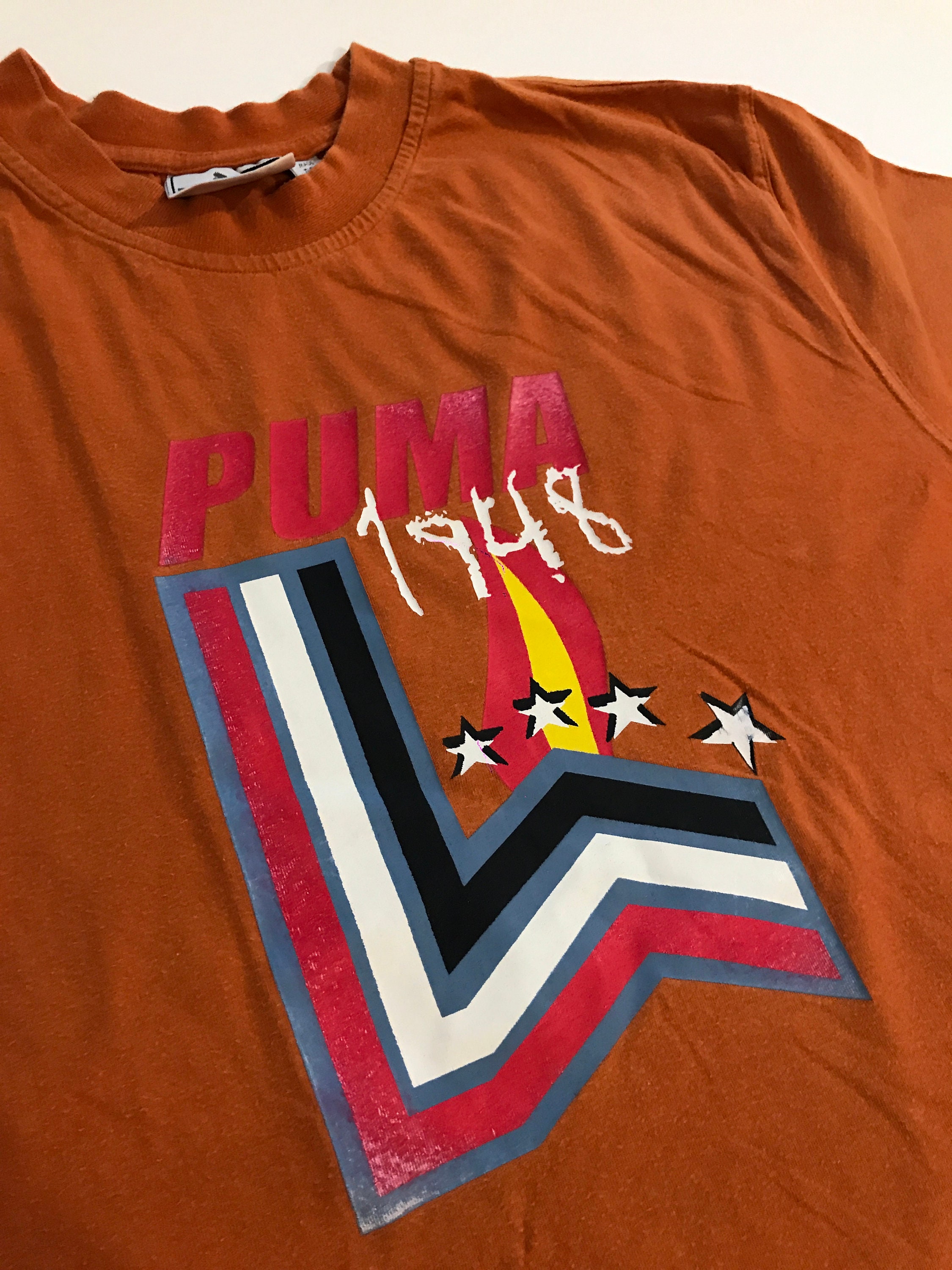 Vintage ann es 90 Puma T shirt Rare Original Sportswear Retro