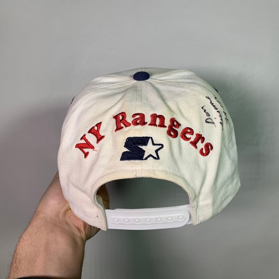 Vintage 90s New York Rangers Signed Cap by Starte… - image 3