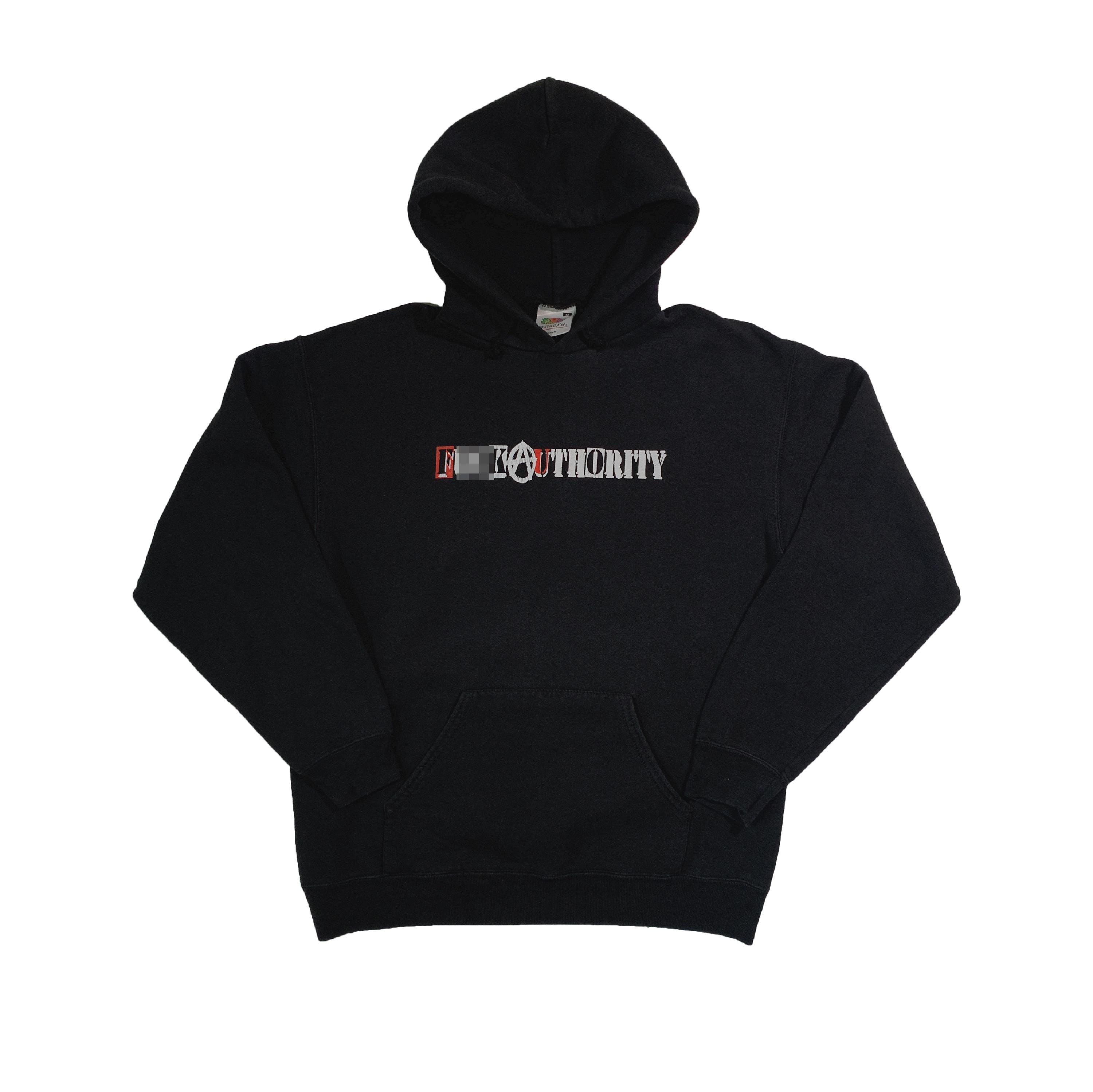 Vintage 00s Pennywise F Authority Hoodie Authentic Hardcore Skate