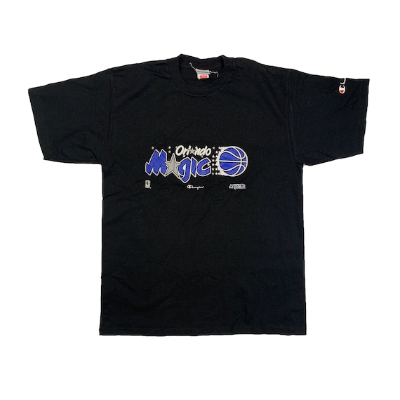 NBA Orlando Magic 黒 Tシャツ　デッドストック Vintage 90s Orlando Magic T-shirt by Champion Authentic