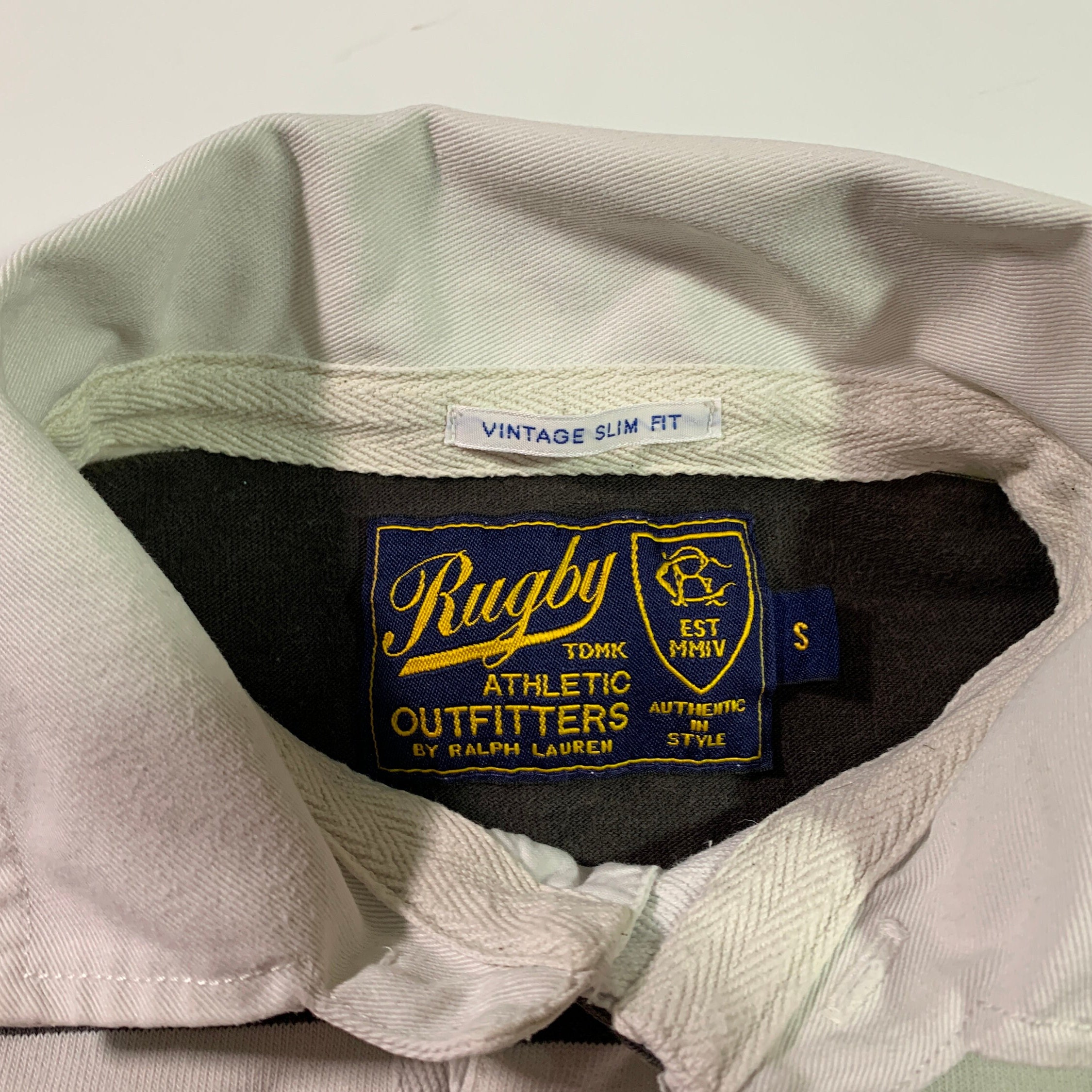 Vintage Distressed Rugby Athletic Outfitters by Ralph Lauren