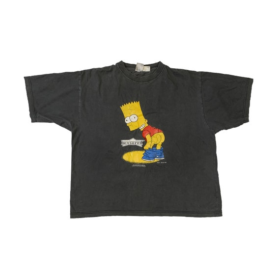 00's the simpsons linger t-shirt\