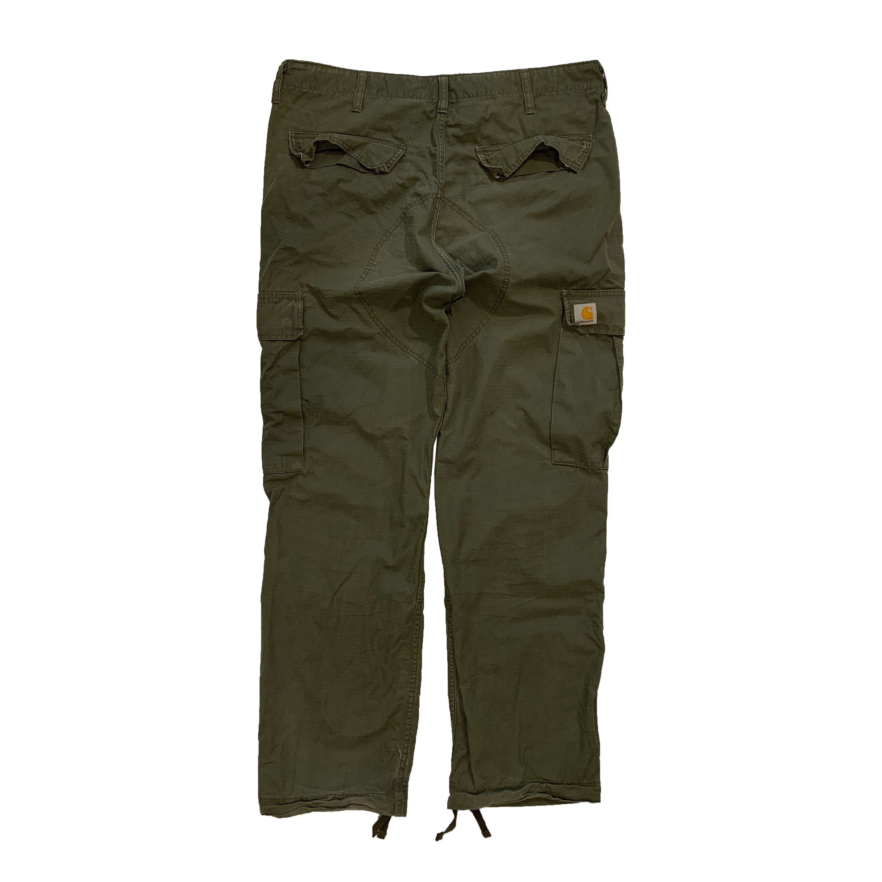 Carhartt cargo pants green cheap