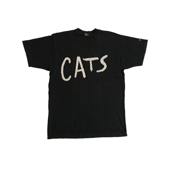Vinatge 80s Cats The Musical T-shirt By Andrew Ll… - image 1