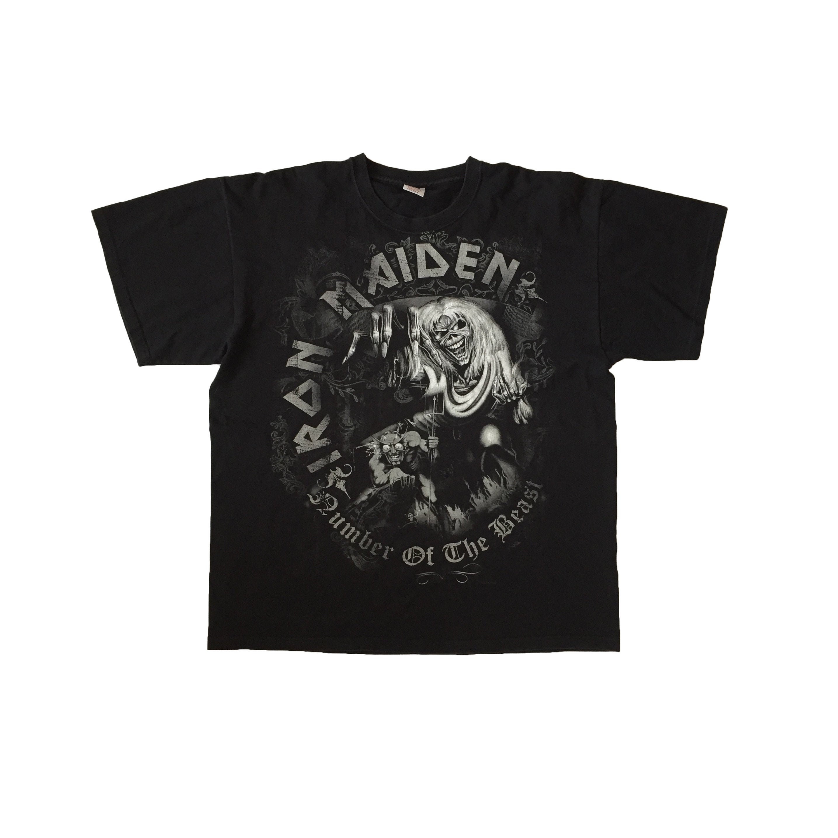 Vintage Iron Maiden T-shirt Nummer van 