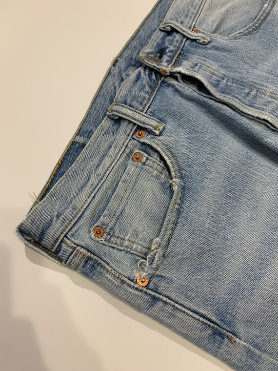 Vintage Levi's 501 Jeans Regular Fit Straight Ret… - image 5