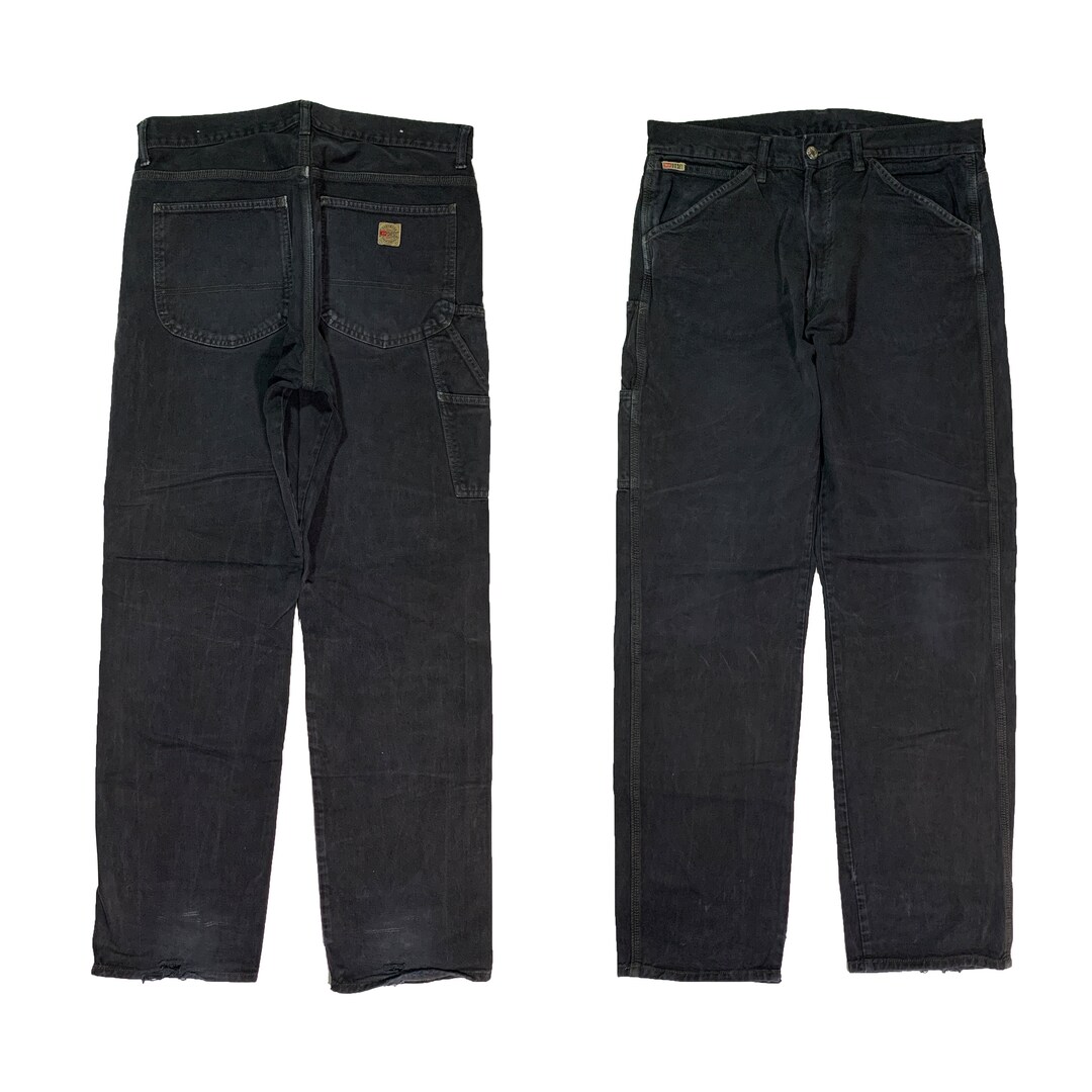 Vintage 90s Diesel Hardwear Carpenter Pants Authentic Distressed