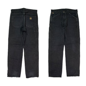 Pantalones de carpintero Diesel Hardwear vintage de los años 90, auténticos pantalones vaqueros desgastados de Denim Division, holgados, de corte holgado y descoloridos, talla 32