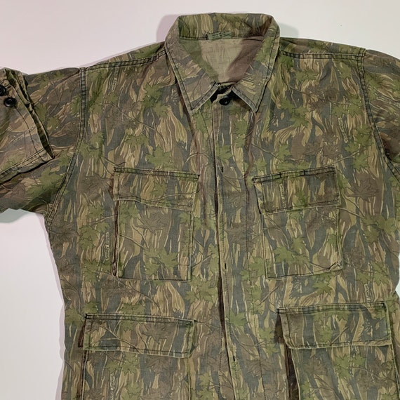 Vintage Real Tree M-65 Field Jacket Hunting Leaf … - image 3