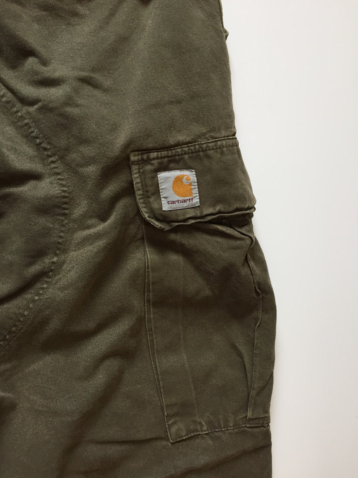 Vintage Carhartt Cargo Pant Rare Distressed Double Knee | Etsy