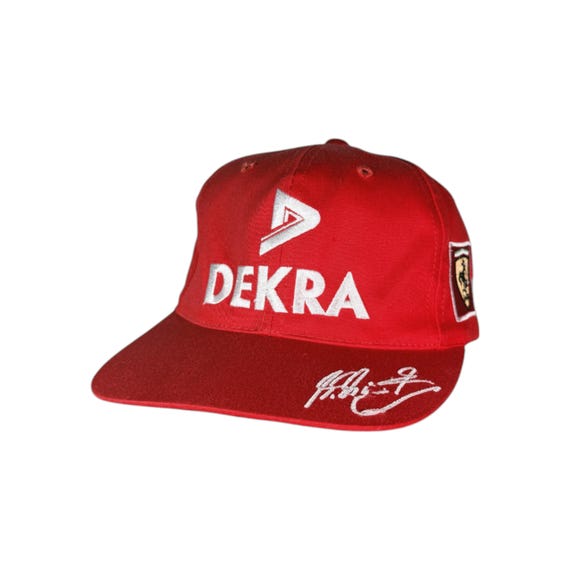 FERRARI ミハエル・シューマッハ 本人用支給品 つば裏面直筆サイン入り