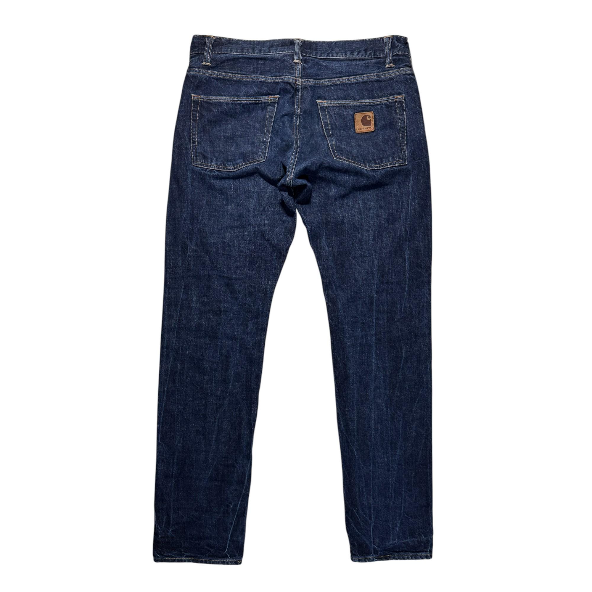 Vintage Carhartt Klondike Pant Jeans Slim Straight Fit Indigo 