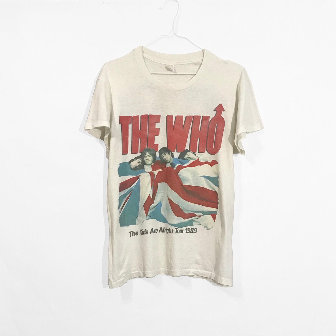 【1989】 The who THE KIDS ARE ALRIGHT TOUR Vintage The Who, The Kids Are Alright Tour 1989, Celebrating