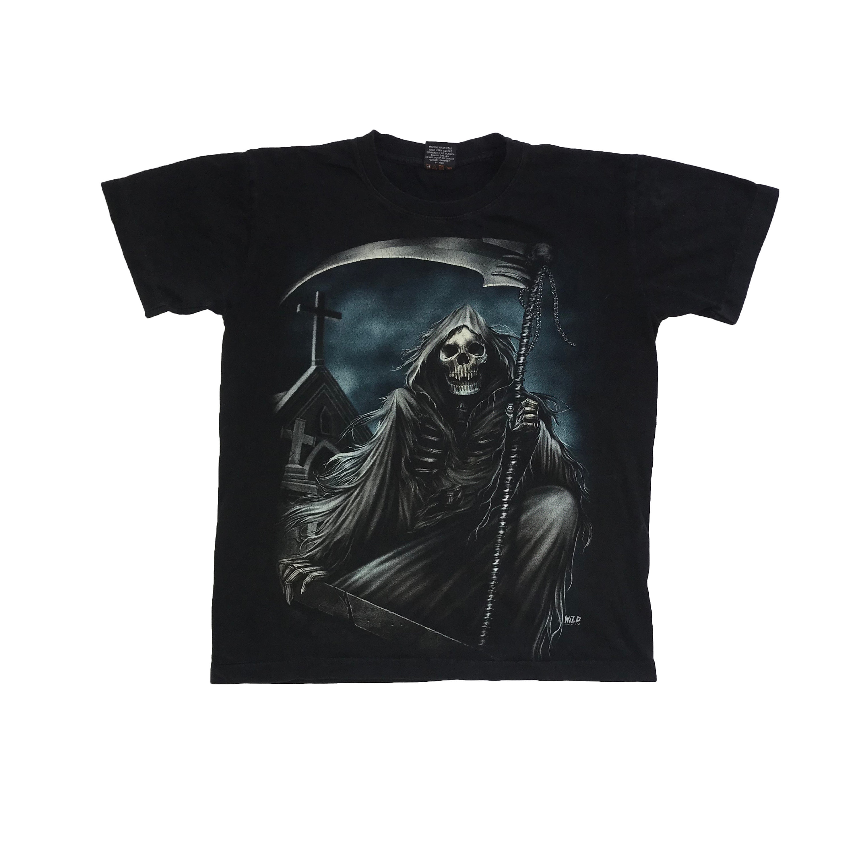 DimMoire Baby Skull Big T 【Black】 ACRO TOKYO][DimMoire] Baby Skull Big Tee