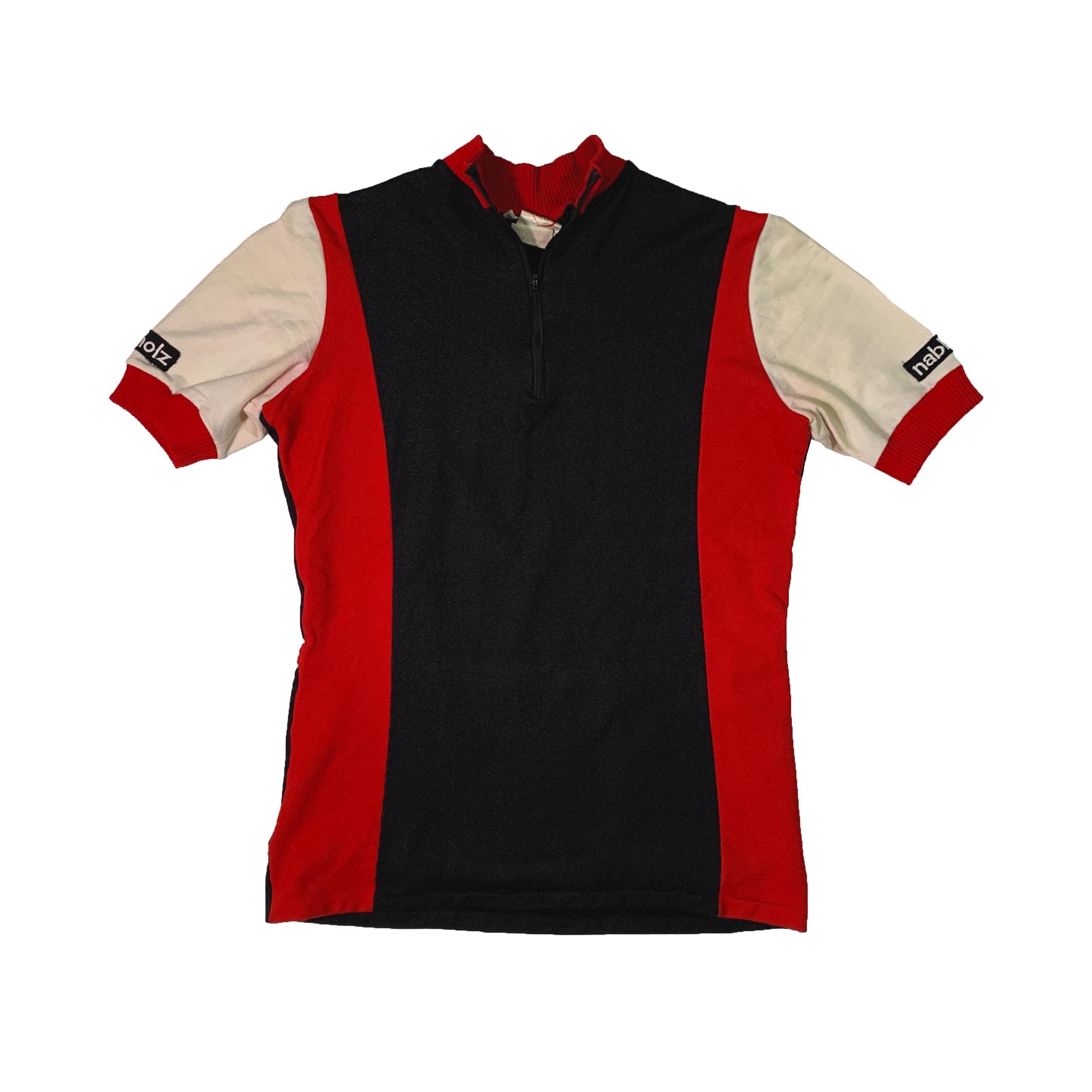 Maillot cycliste vintage - Maillot de Cyclisme rétro Faema Guerra - Rouge