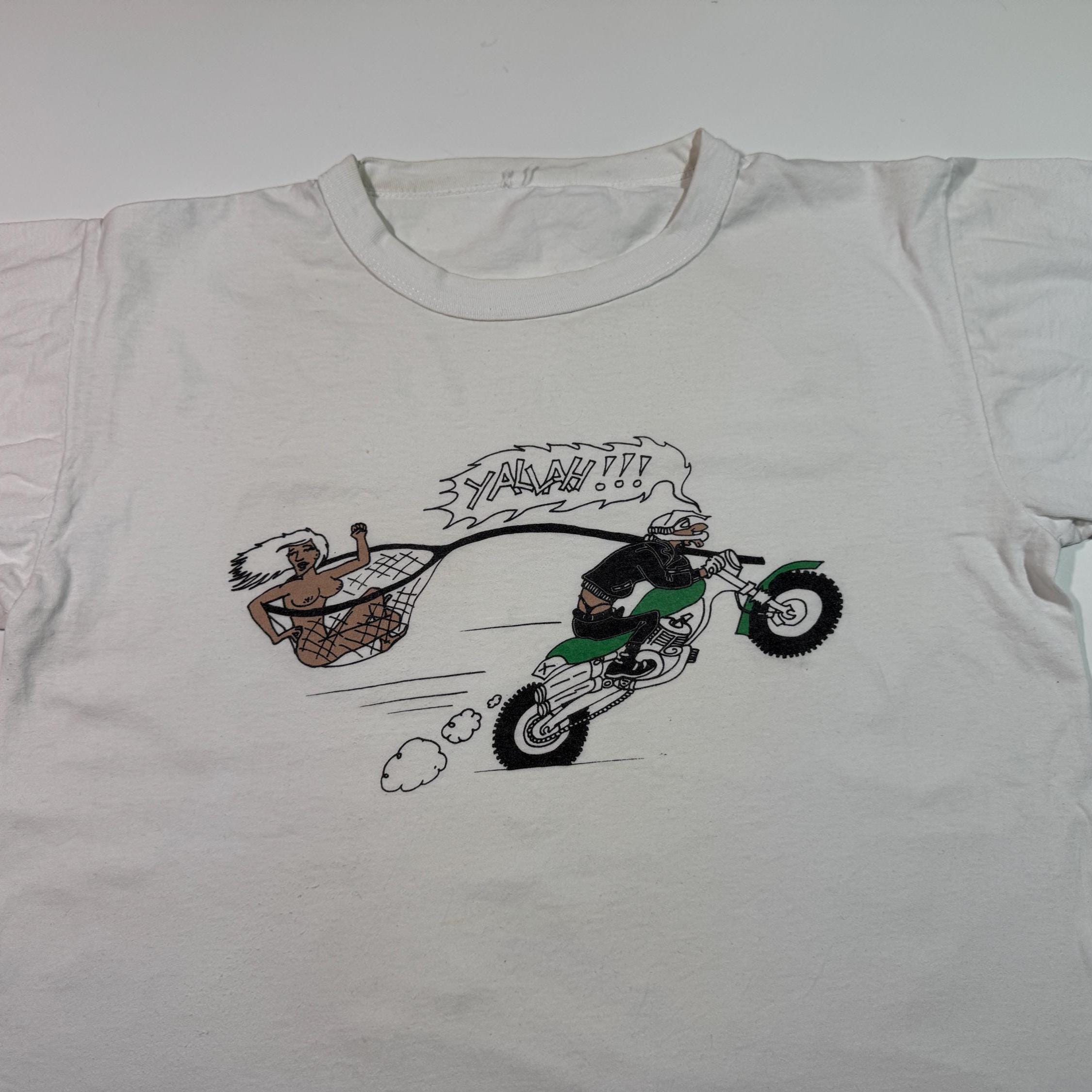 ヴィンテージ 90年代 バイカー Tシャツ レトロ コミック モーター 