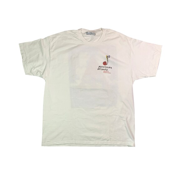 Vintage 1996 Montreux Atlanta Music Festival T-shirt Retro Artwork