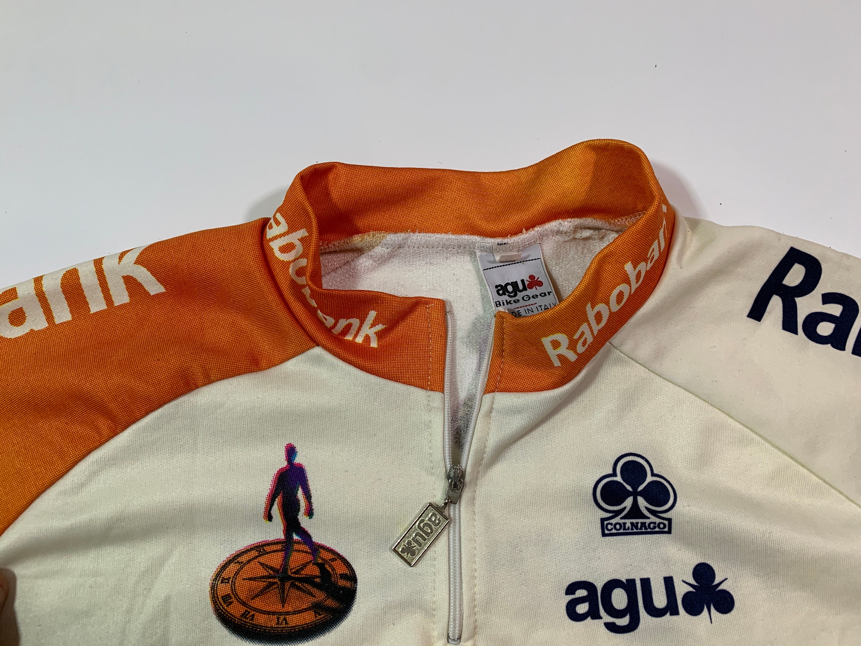 Buy Vintage 90s Rabobank Cycling Jersey Shirt Agu Bike Gear