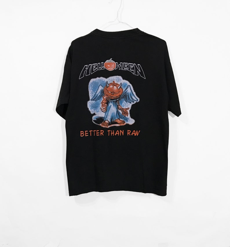 Vintage 90's Helloween Better Than Raw T-shirt Rare Heavy - Etsy