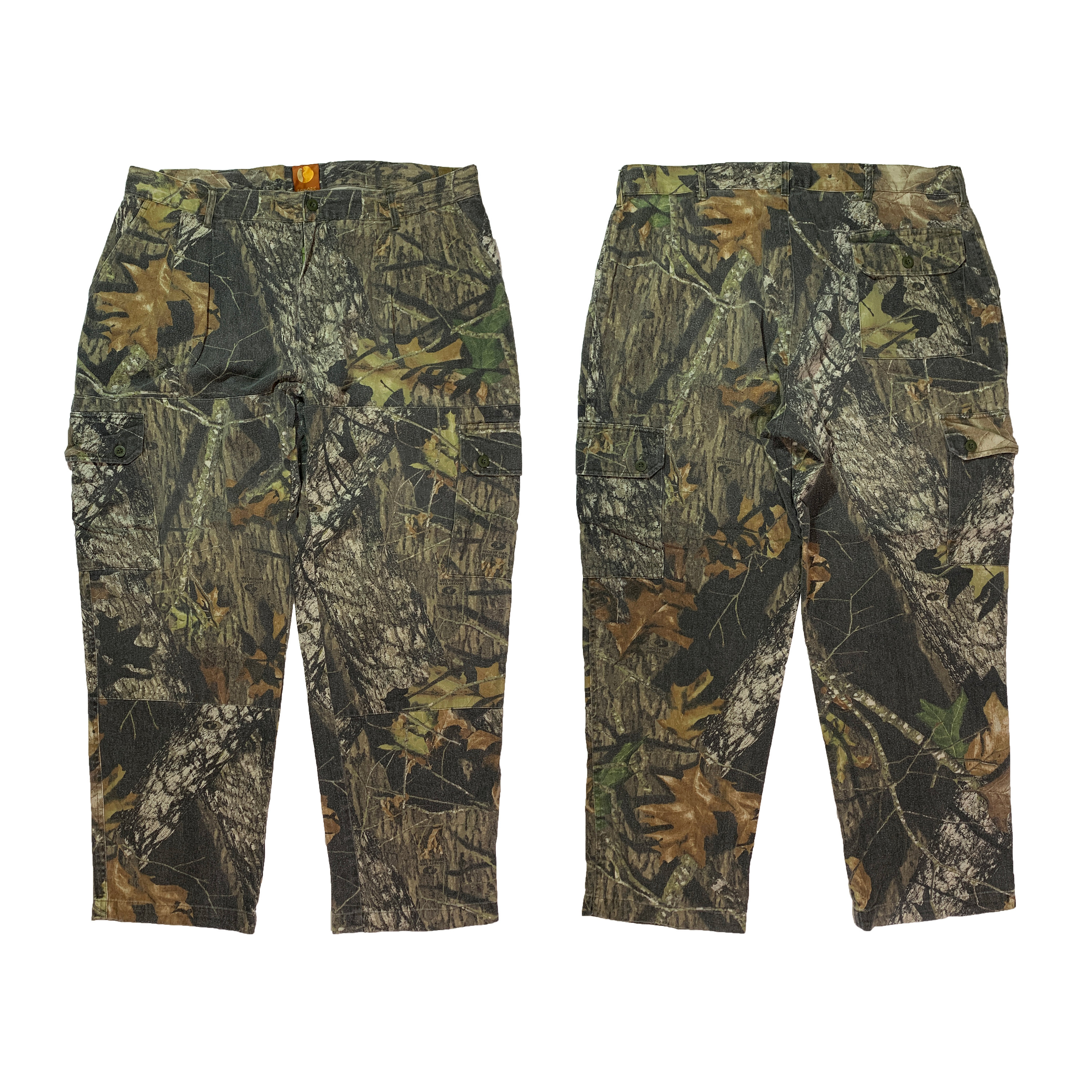 Vintage Real Tree Cargo Pants Leaf Camouflage Retro Outdoor Hunting Forest  Camo All-over Print Mossy Oak Trousers Size 38 / XL