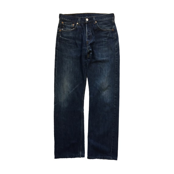Vintage Levi's 501 Jeans Regular Fit Retro Faded Denim Pants Vintage Levi's 501 Jeans Regular Fit Retro Faded Denim Pants