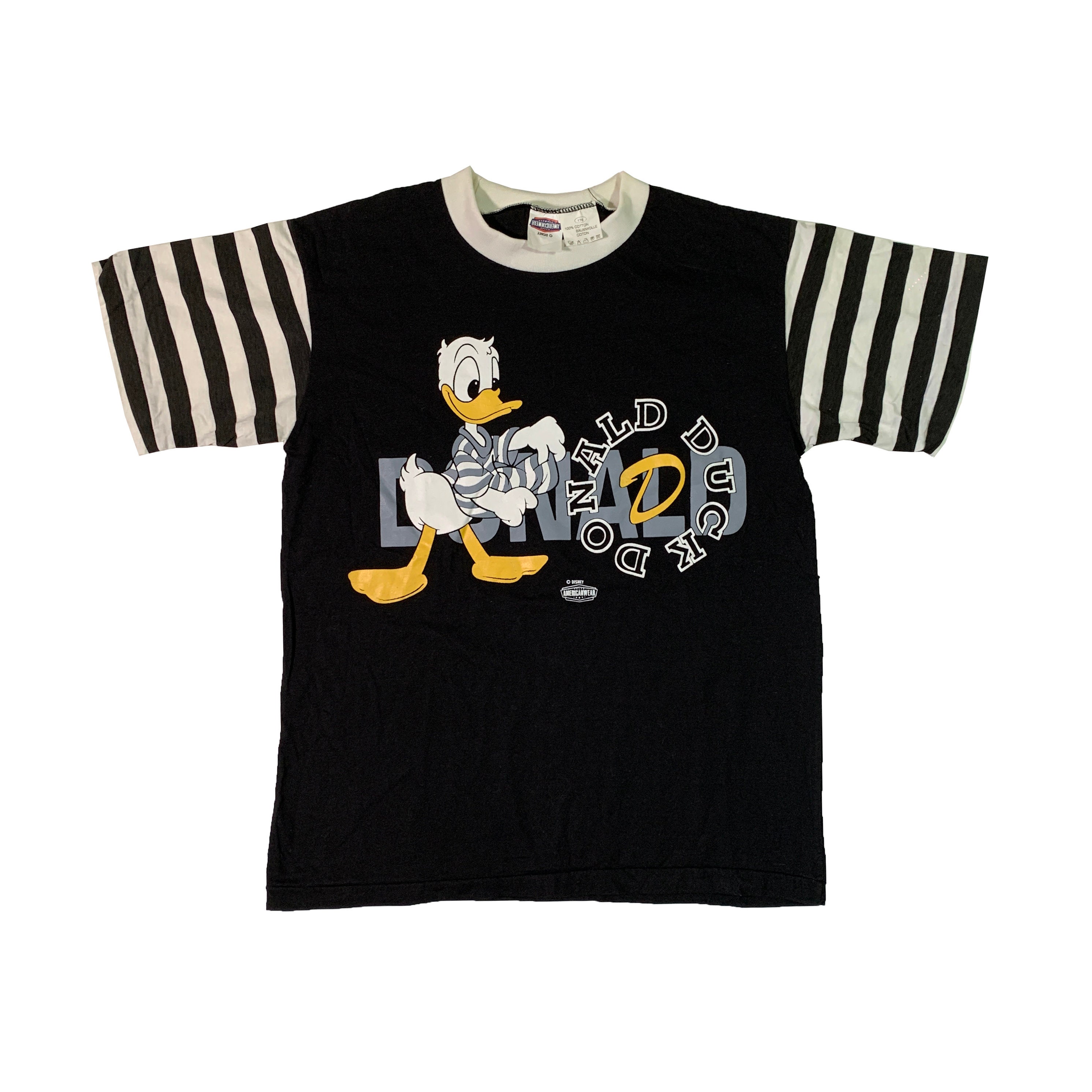 ヴィンテージ 90 年代 ドナルドダック T シャツ by Americanwear 本物 