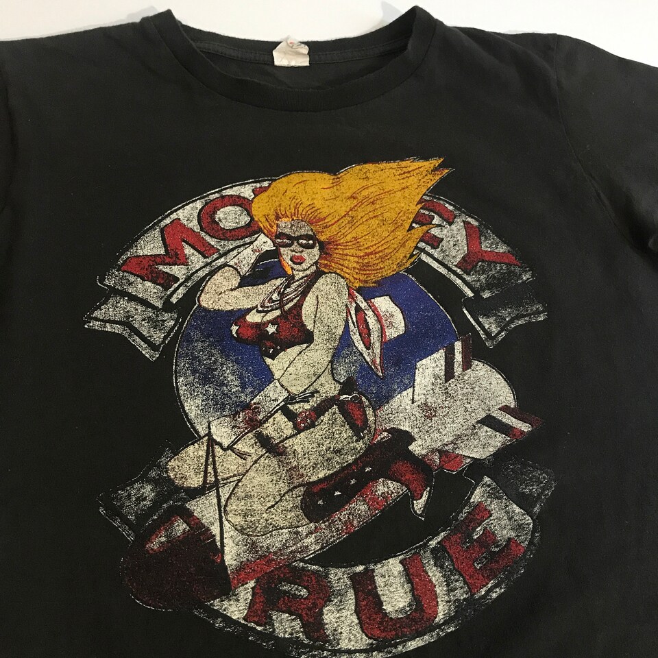 T-shirt Blanc Motley Crue California Tour - Taille Unisexe Adulte, Neuf Sans étiquettes