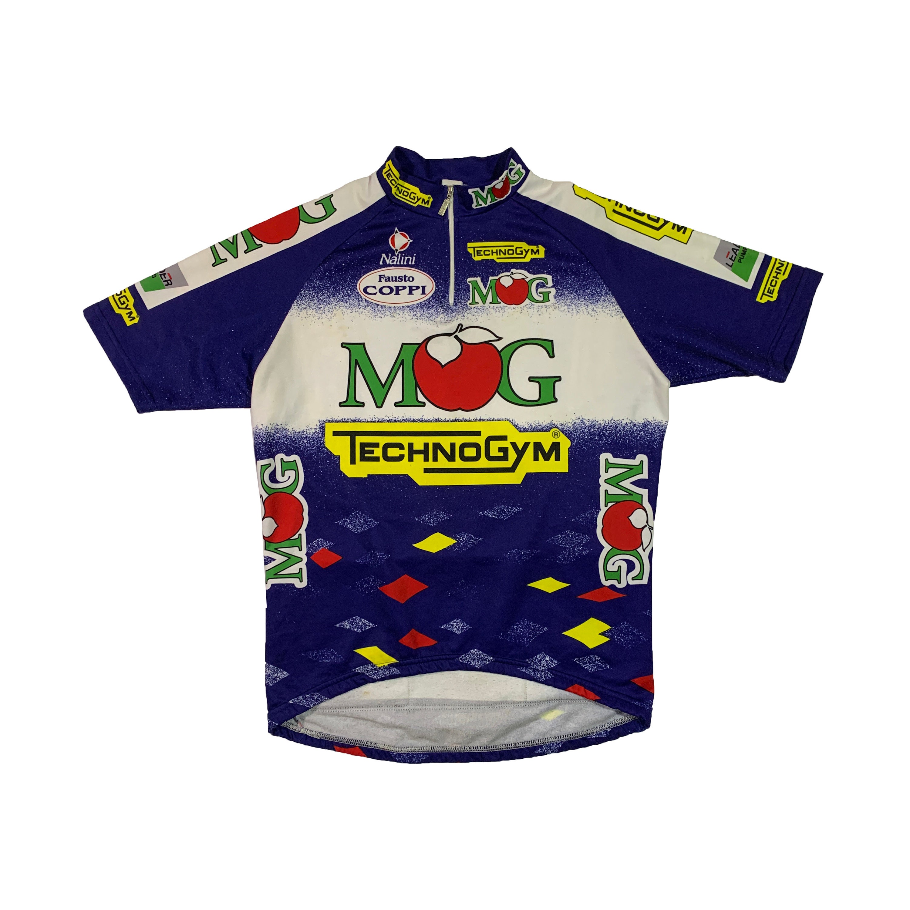 Maillot vélo Nalini Mog Technogym vintage rétro bike homme shirt taille