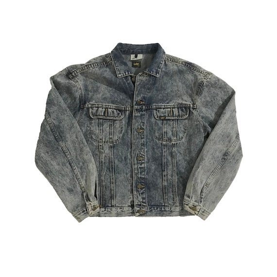 Bleached black denim jacket best sale