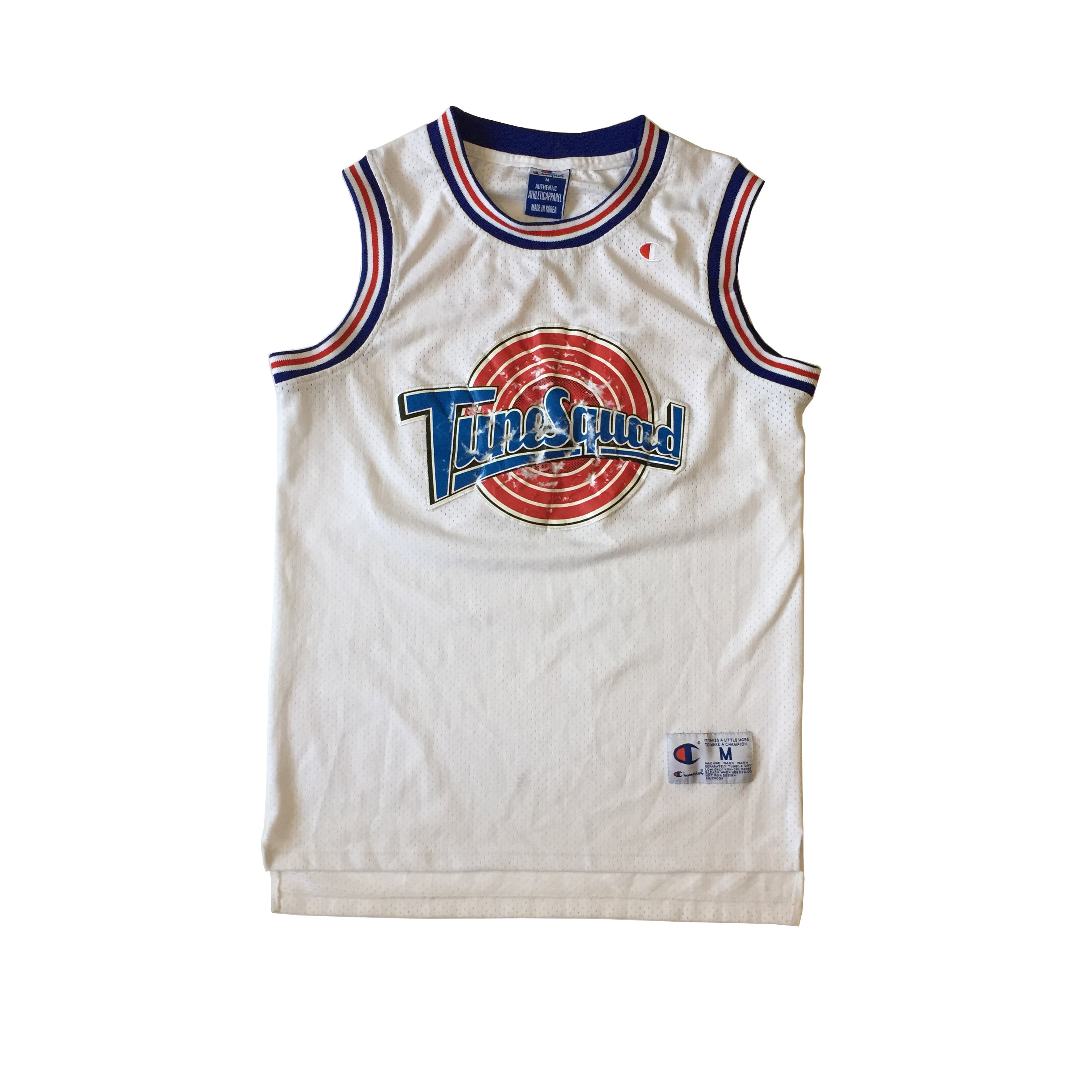 1996 Sylvester Tune Squad Space Jam Champion Jersey Size 44