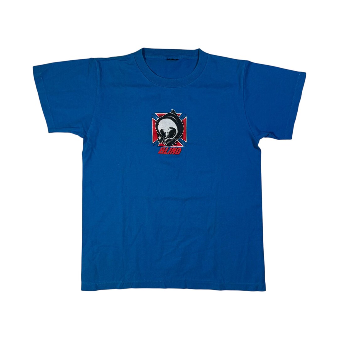 トップス blind 90's vintage T-shirt Vintage 90s Blind Skateboards T-shirt Reaper Skateboarding