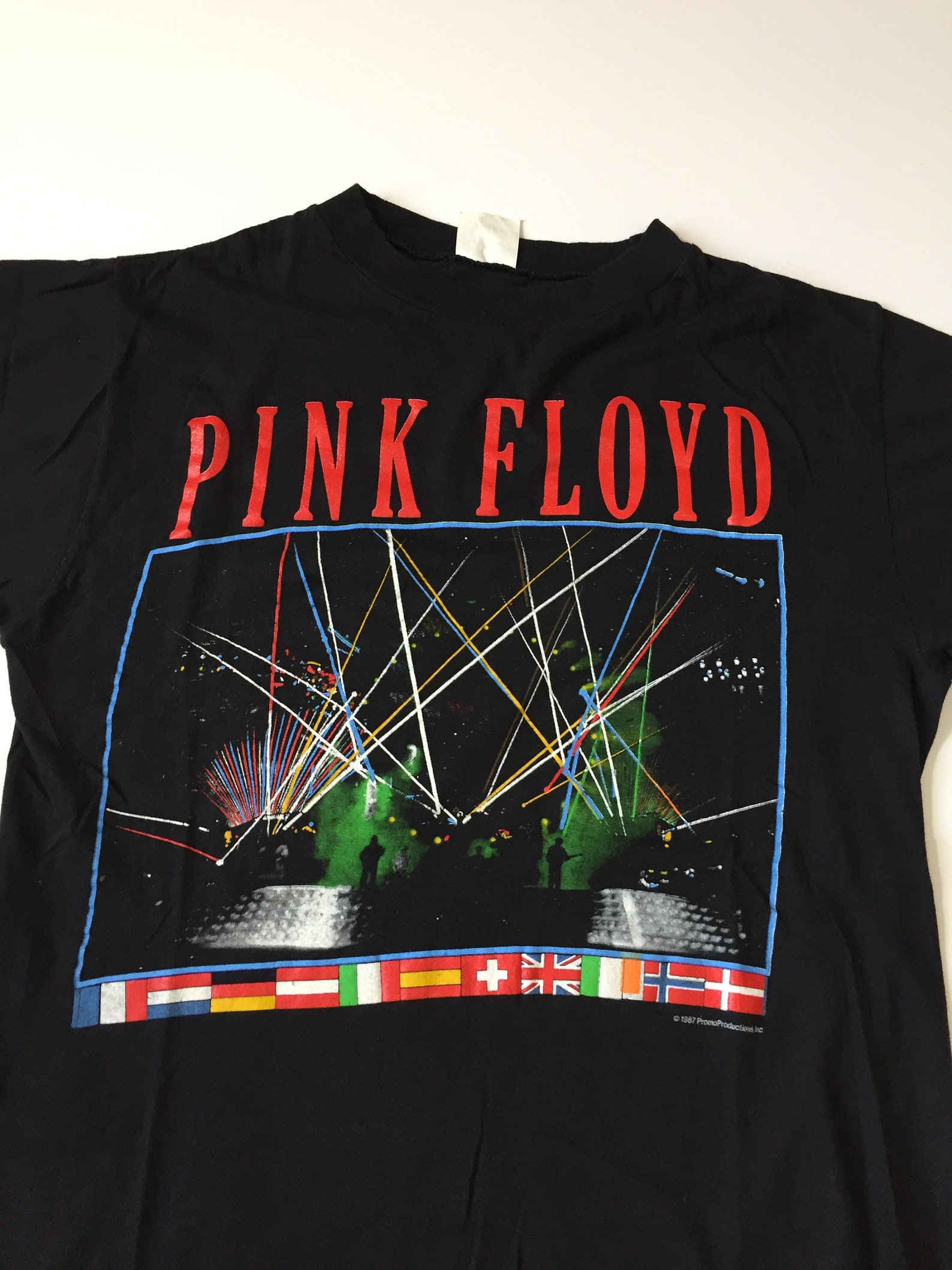 pink floyd vintage tour tee