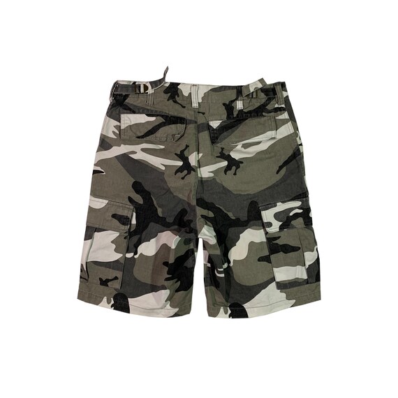 Vintage Arctic Camo Cargo Shorts Camouflage Pattern Issue