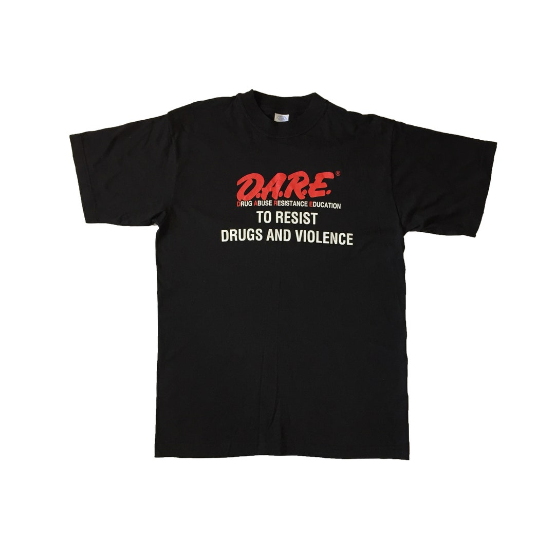 1980's D.A.R.E anti drugs t-shirt - M – Iron Child Vintage