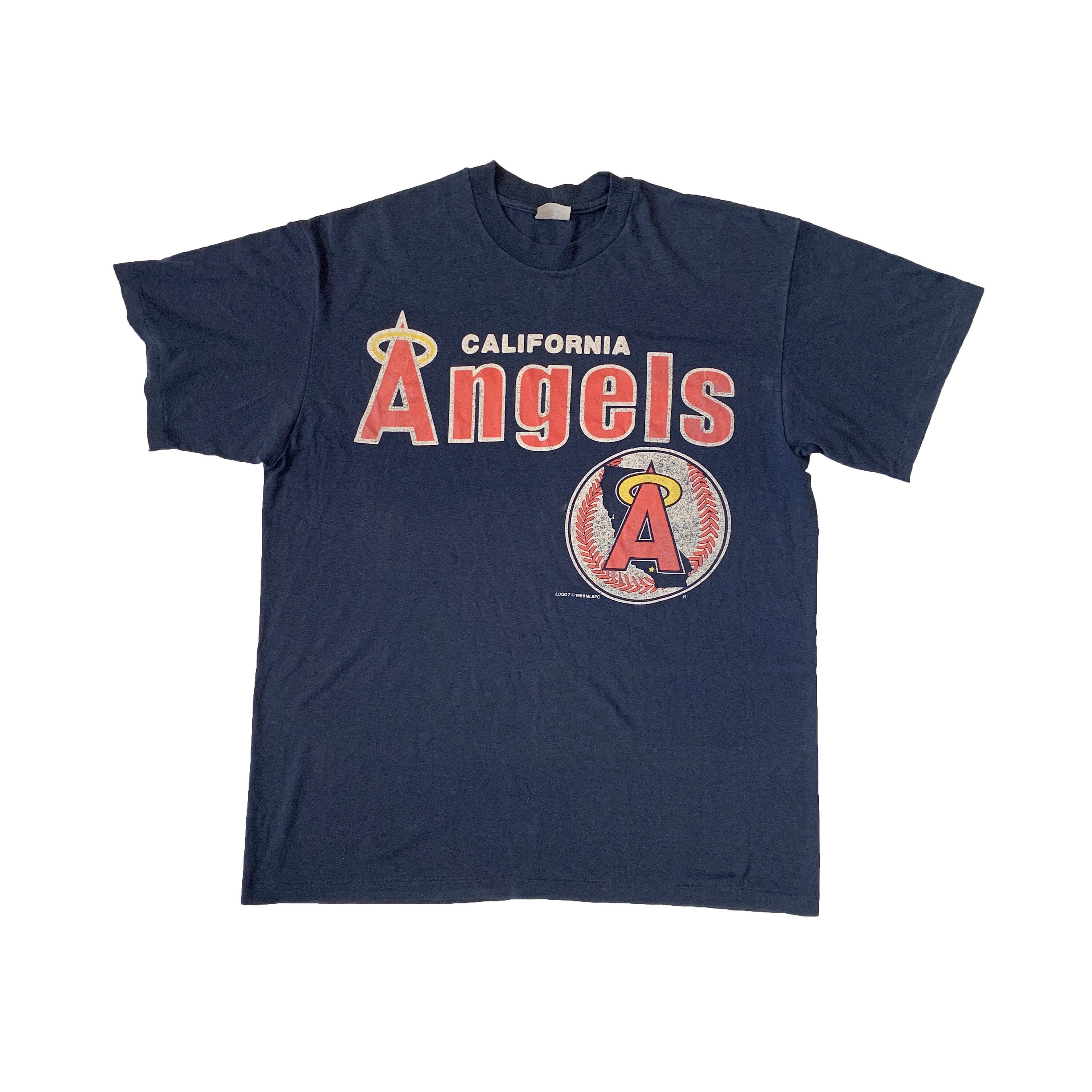 Buy Vintage 1989 California Angels T-shirt by Logo7 MLB Baseball Online in  India 