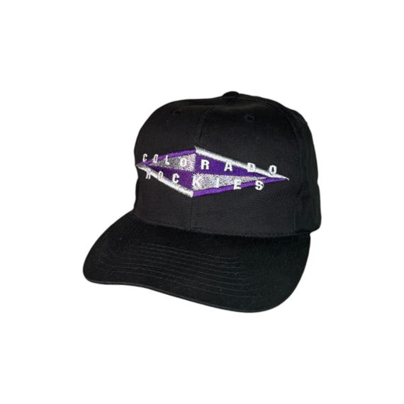 Vintage 90s Colorado Rockies Cap by Annco Authentic Baseball Team 