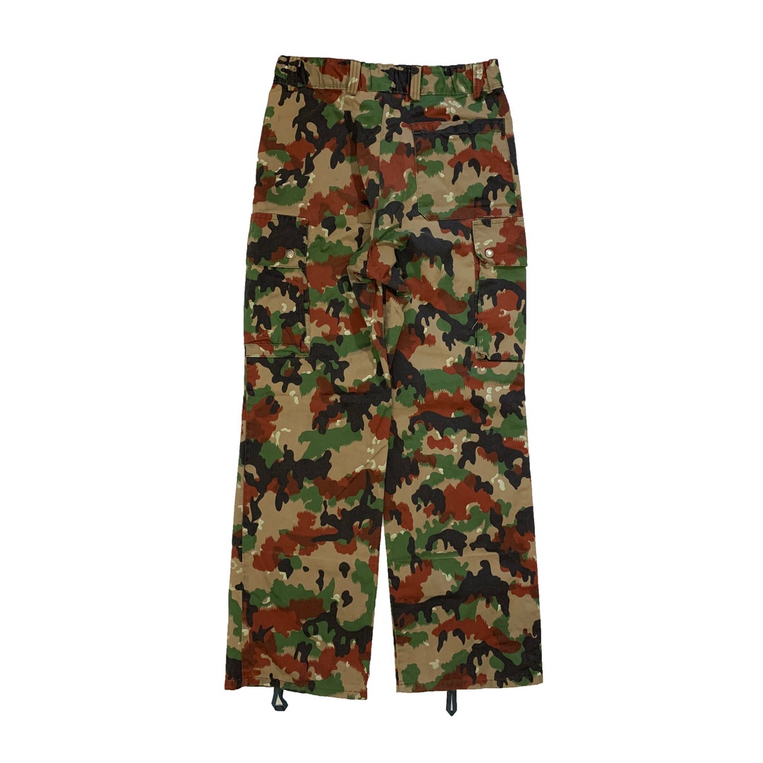 Vintage 90s Camo Cargo Pants Retro Swiss Switzerland TAZ 83 - Etsy