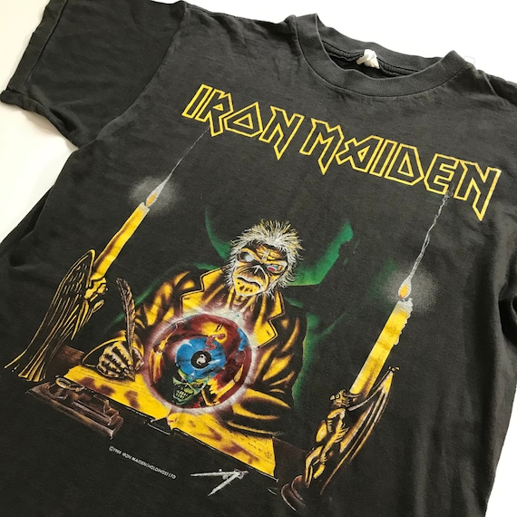 アイアン・メイデン バンドTシャツ タンクトップ 1988年 希少 ヴィンテージ 1988 アイアンメイデン Tシャツ 本物 レア ヘビー