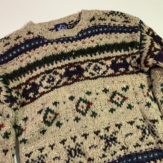 Vintage 80s Distressed Woolrich 9611 Sweater Crop… - image 3