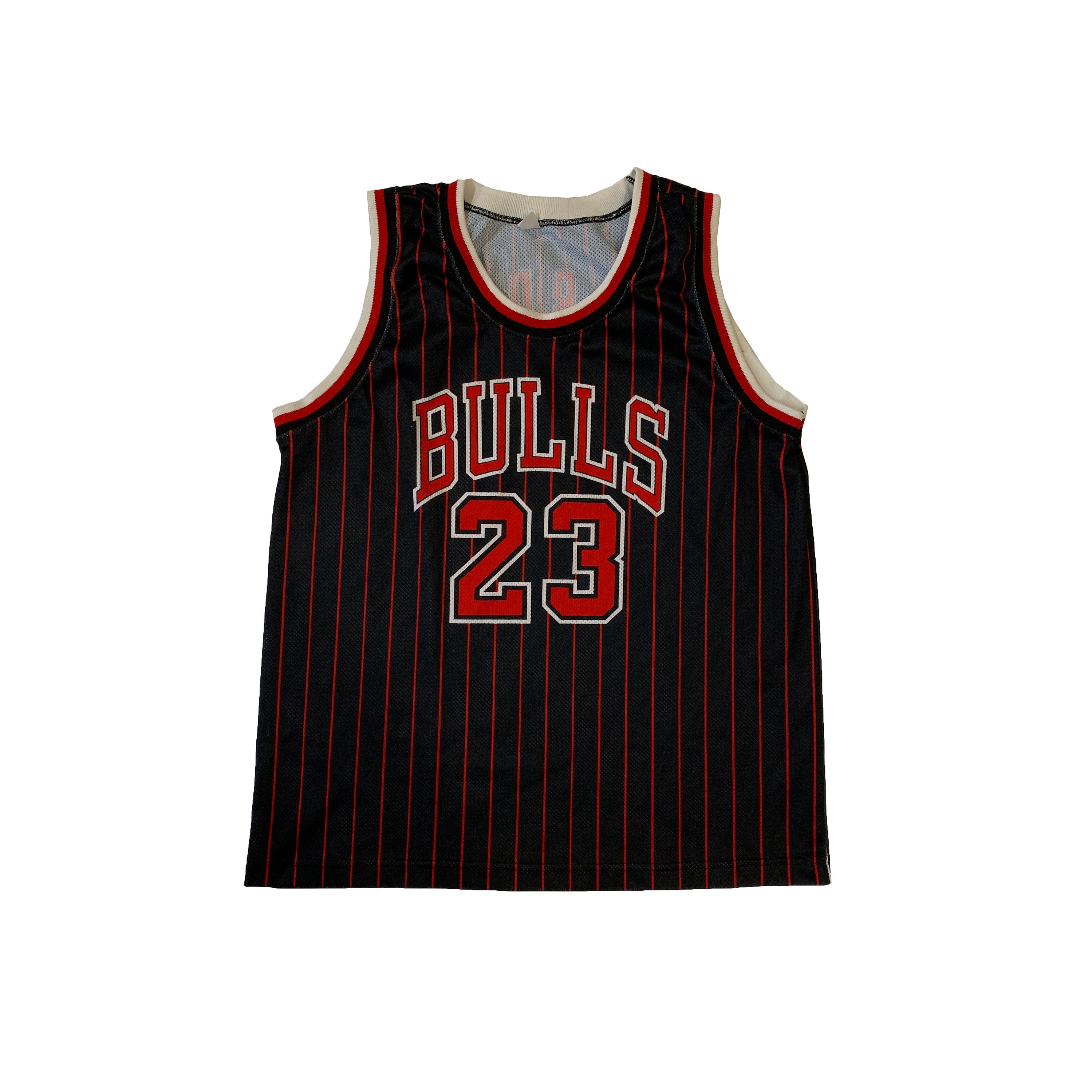 Vintage Michael Jordan Chicago Bulls Black Pinstripe Jersey