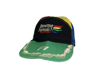 Benetton Formula 1 Racing Team Duffel Bag Vintage Size 27.7