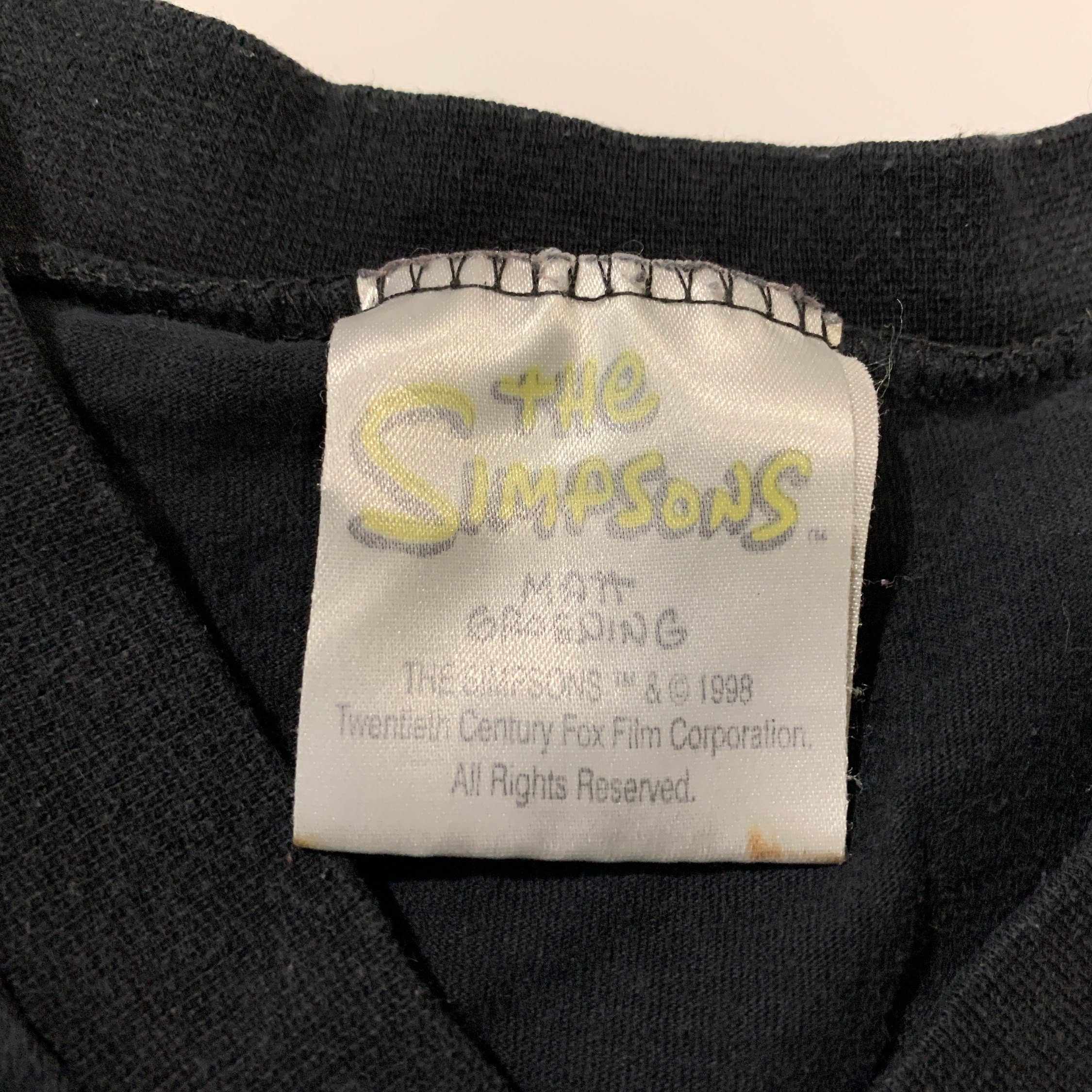 THE SIMPSONS MOVIE Tシャツ old ビンテージ 90s 映画 Vintage Otto Mann The Simpsons Movie Shirt - TokoPyramid