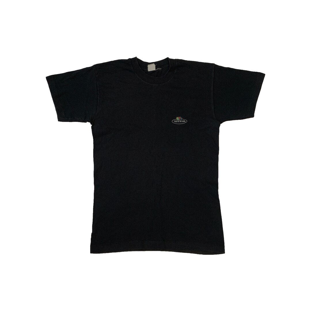 Vintage 90s Fruit of the Loom Basic T-shirt Retro Blank Authentic