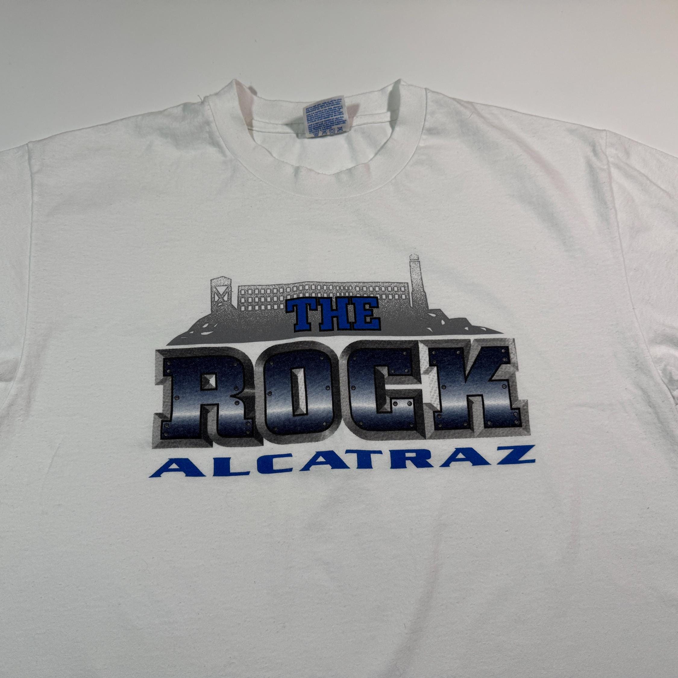ヴィンテージ 90 年代 ザ ロック アルカトラズ T シャツ レトロ 
