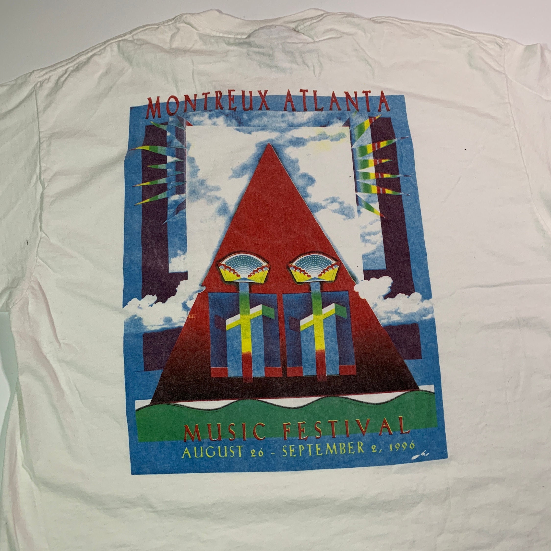 Vintage 1996 Montreux Atlanta Music Festival T-shirt Retro Vintage 1996 Montreux Atlanta Music Festival T-shirt Retro