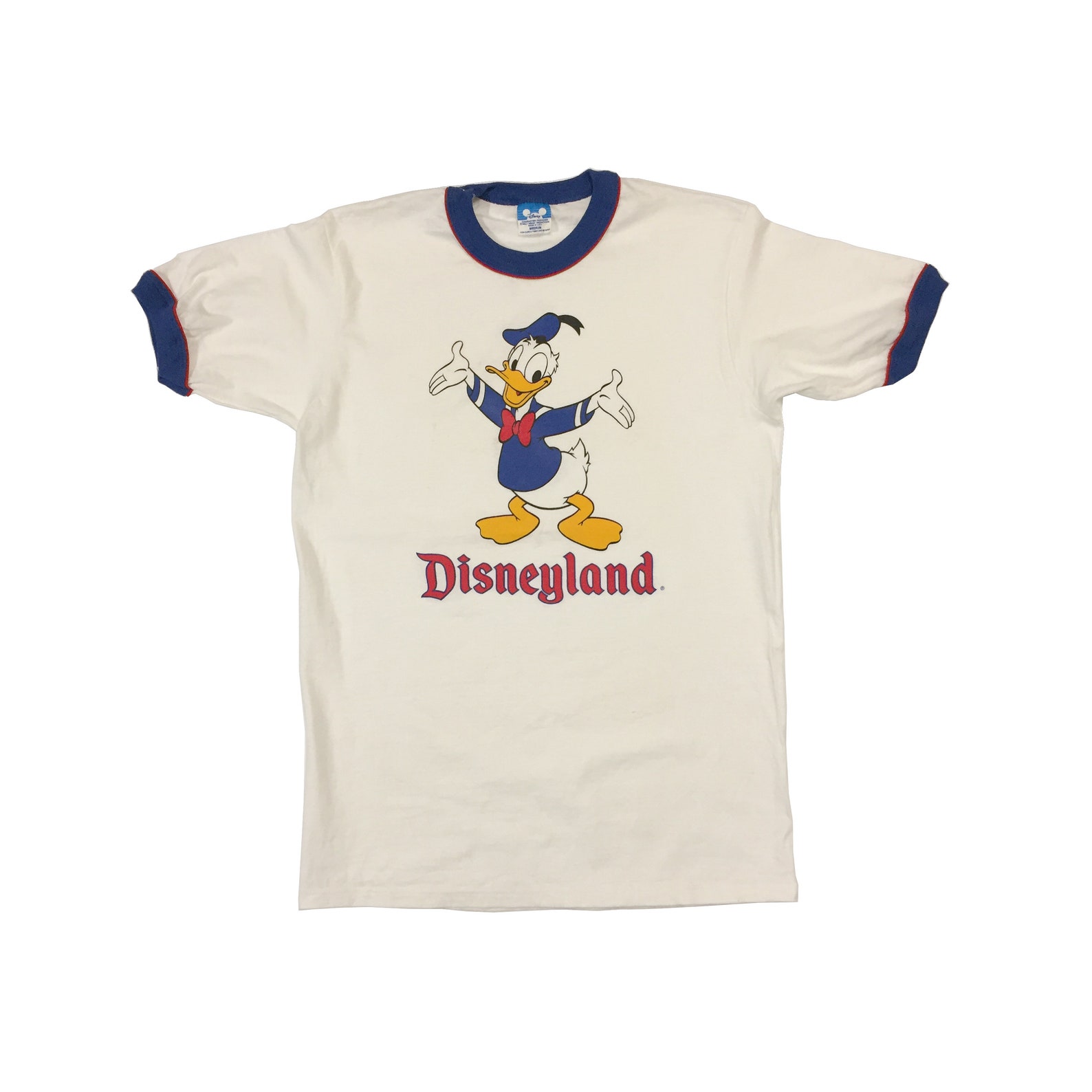 Vintage 90's Disneyland Donald Duck T-shirt Rare Souvenir | Etsy