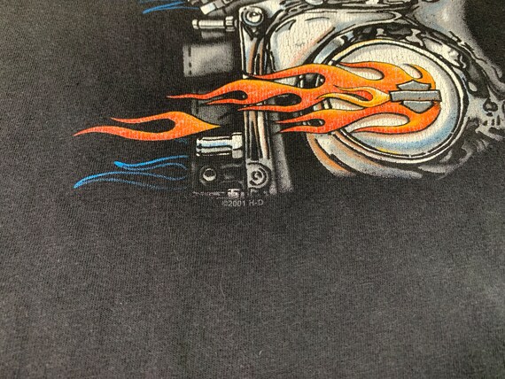Vintage 2001 Harley Davidson T-shirt Roswell NM a… - image 5