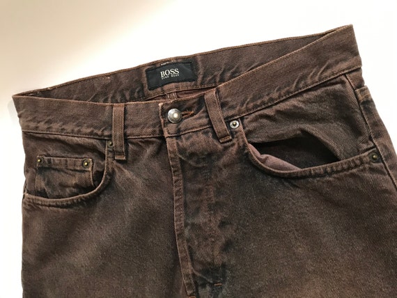 Hugo boss orange top 90 stonewash denim jeans